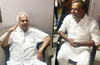 UT Khader met Janardana Poojary at his Bantwala residence